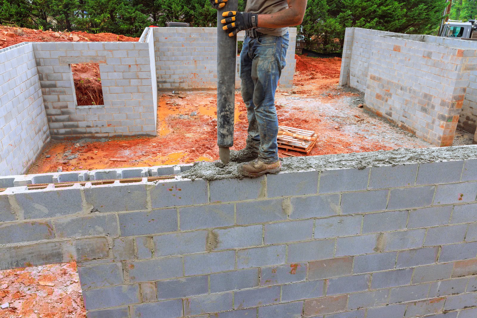 Concrete Pour Construction